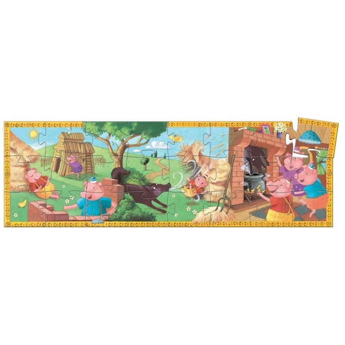 Djeco Παζλ τα τρία γουρουνάκια (07212)