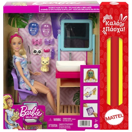 Barbie Wellness Σπα - Δώρο Λαμπάδα MATTEL (HCM82)