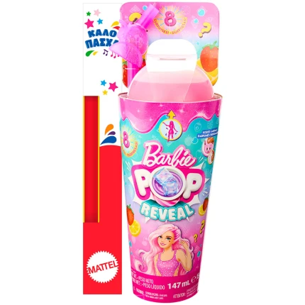 Barbie Pop Reveal - Φράουλα και Λεμόνι - Δώρο Λαμπάδα MATTEL (HNW41)