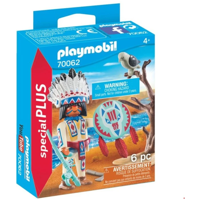 Ινδιάνος Αρχηγός PLAYMOBIL (70062)