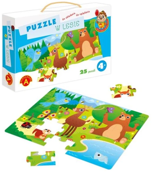 POL1825 Παζλ 25 τεμ. Στο Δάσος