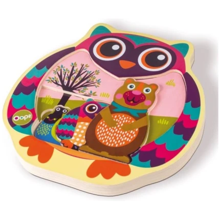 Easy-Puzzle Δάσος & Πόλη Assort. Oops (49109)