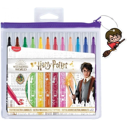Μαρκαδόροι Harry Potter X 12 Σε Πλαστική Θήκη MAPED (845001)