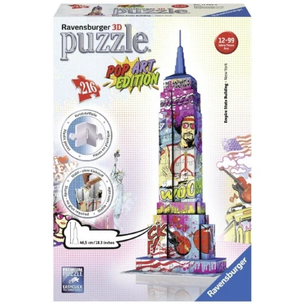 Παζλ 3D Εμπάιρ Στέιτ Μπίλτινγκ Pop Art RAVENSBURGER (12599)