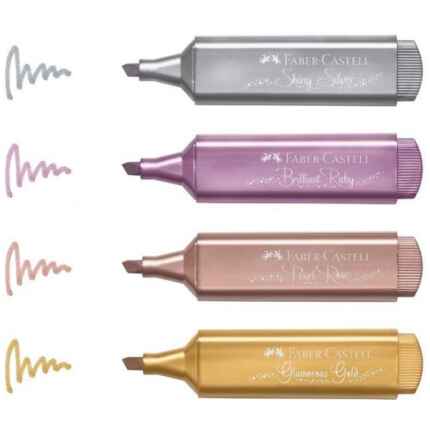 Μαρκαδόρος υπογράμμισης 5mm Faber Castell Μetallic (1546)