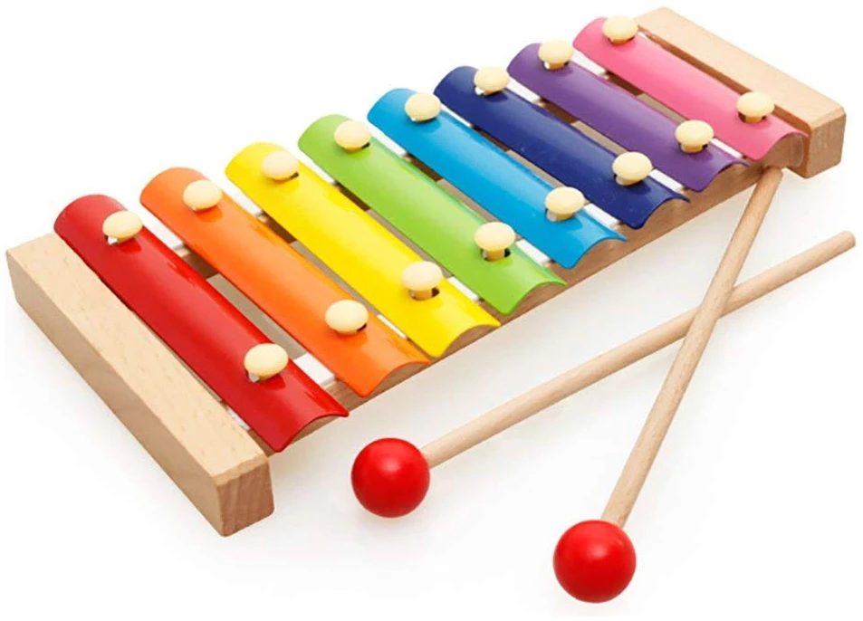 29.8100WT Ξύλινο Παιχνίδι Μεταλλόφωνο - Image 1