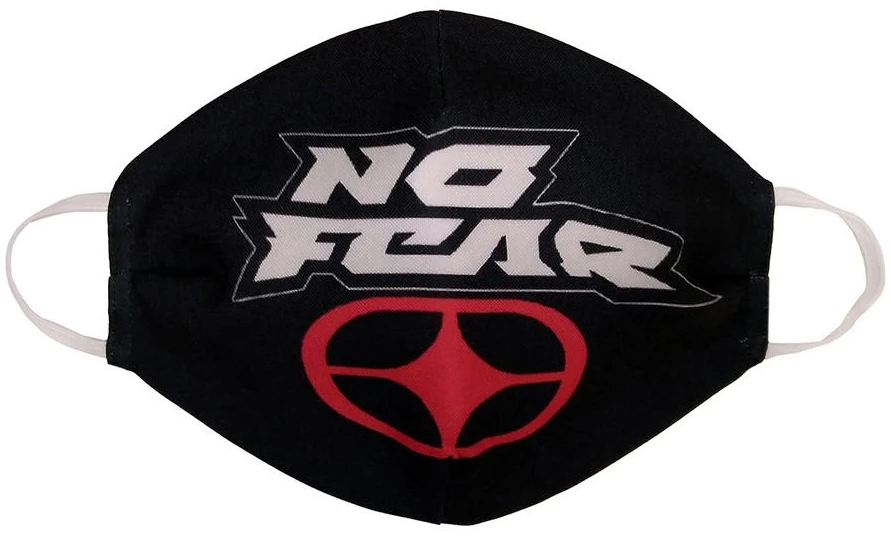 BMU Μάσκα Βαμβακερή NO FEAR CLASSY BLACK