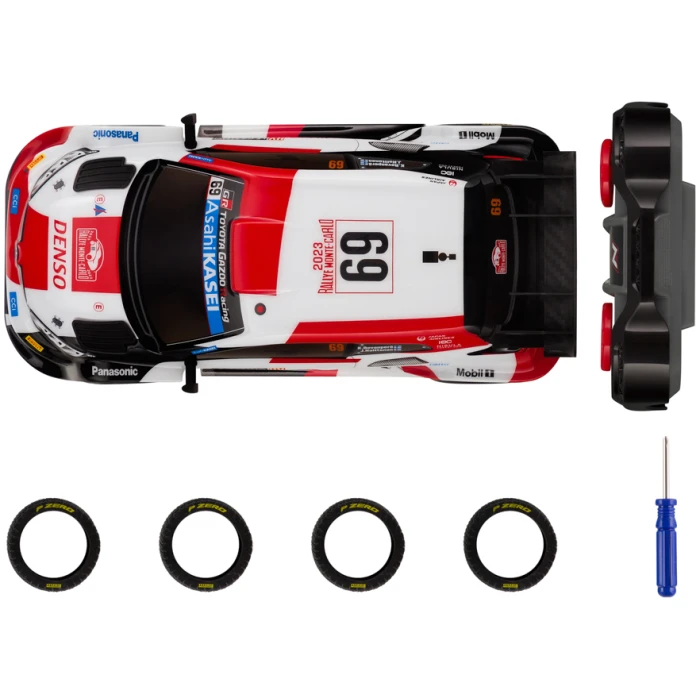 Nikko RC Toyota Yaris Gazoo Racing 1:16 με έξτρα ελαστικά - Image 2