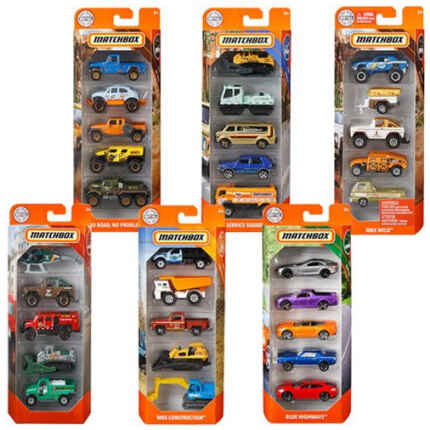 ΣΕΤ ΤΩΝ 5 - ΑΥΤΟΚΙΝΗΤΑΚΙΑ MATCHBOX MATTEL (C1817)