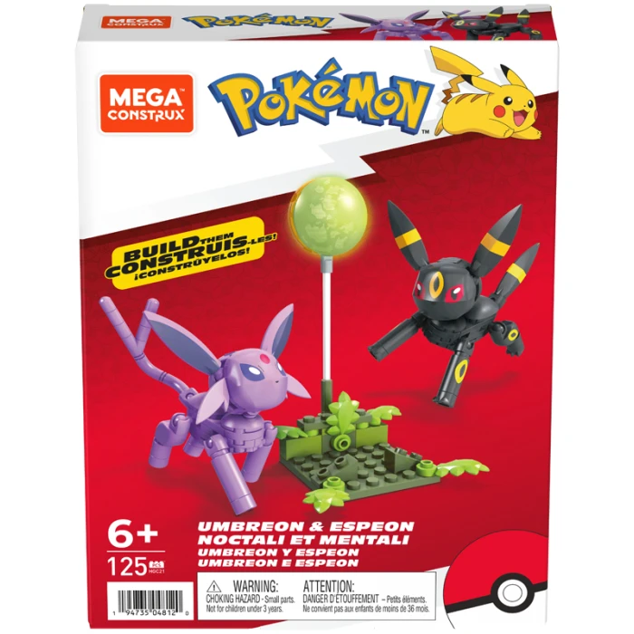 Pokemon Umbreon and Espeon Mega Bloks - Image 2