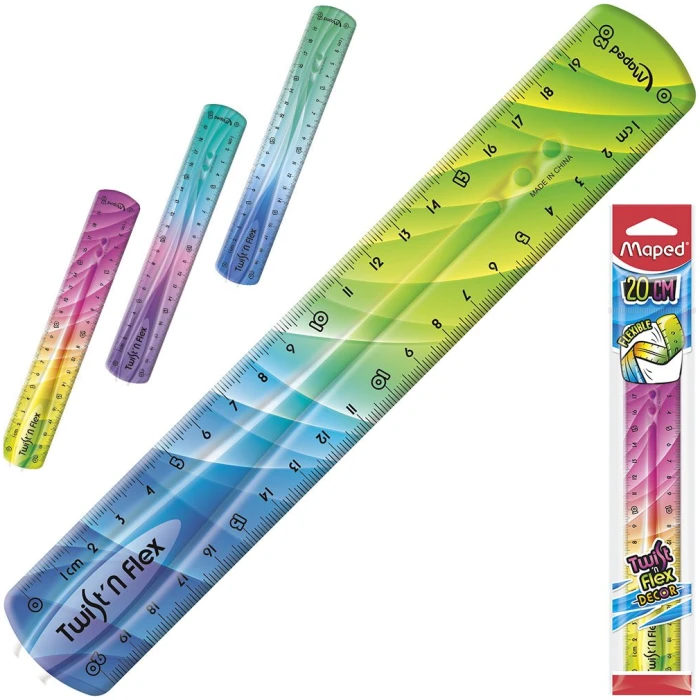 Χάρακας Maped Twist'N Flex Decor 20cm - Image 2