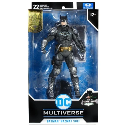 DC Multiverse Action Figure Batman Hazmat Suit Gold Label Light Up Batman Symbol 18 cm McFARLANE TOYS (15169)