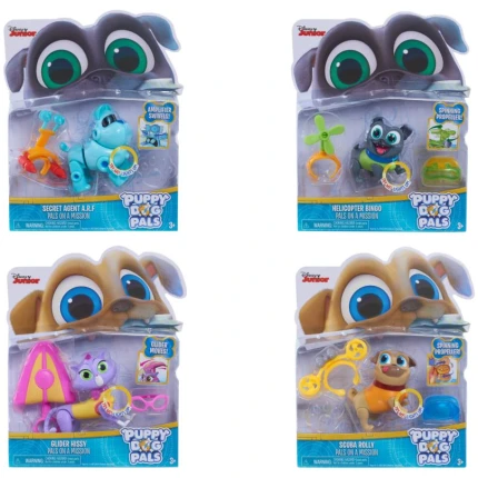 Κουταβοφιλαράκια Φιγούρες Που Φωτίζουν Σε Αποστολή-4 Σχέδια Giochi Preziosi (PUY05000)