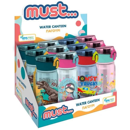 Must Παγούρι Νηπίου Πλαστικό με Καπάκι 600 ml (584561)