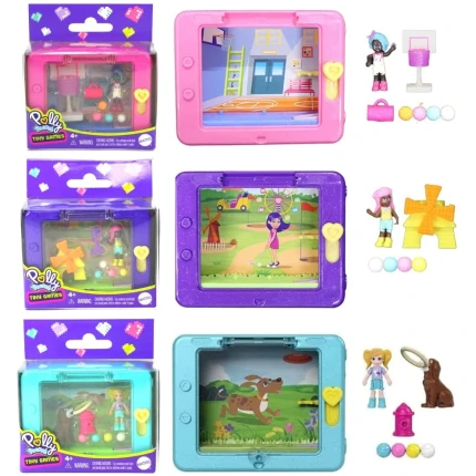 Polly Pocket Tiny Game με κούκλα και αξεσουάρ MATTEL (GWF48)