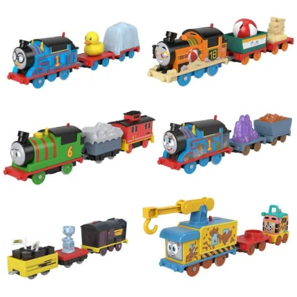 Τόμας το Τρενάκι Μηχανοκίνητα Τρένα με 2 Βαγόνια FISHER PRICE (HFX97)