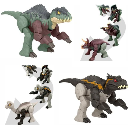 Jurassic World Μεγάλοι Δεινόσαυροι 2 Σε 1 MATTEL (HPD33)