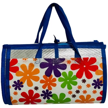 Ψάθα παραλίας τσαντάκι με επένδυση 170 x 90 εκ. ALGINO (BL390)