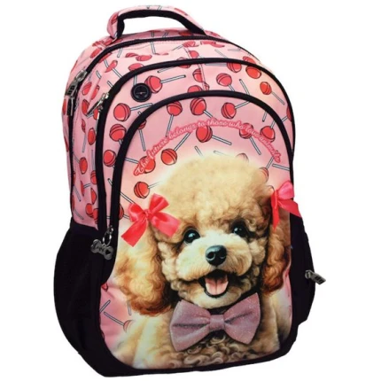 BMU Love Poodle Σακίδιο Δημοτικού Οβάλ BACK ME up (357-21031)