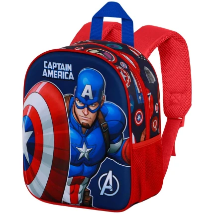 Avengers Captain America 3D τσάντα πλάτης νηπίου 31cm Karactermania (8183)
