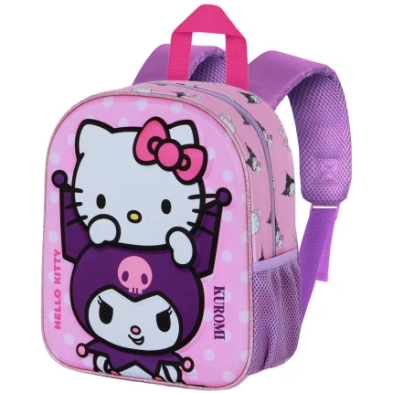 Hello Kitty and Kuromi 3D τσάντα πλάτης νηπίου 31cm Karactermania (8519)