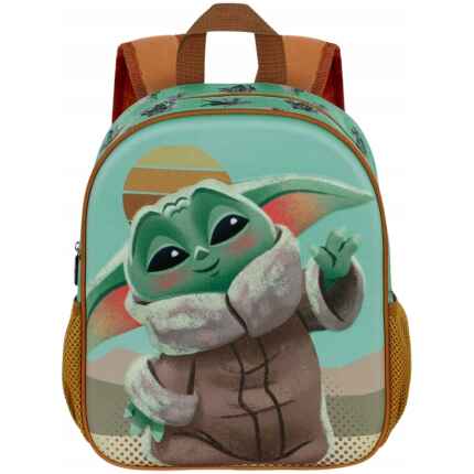 Star Wars The Mandalorian Grogu Say Hi 3D τσάντα πλάτης νηπίου 31cm Karactermania (4733)