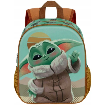 Star Wars The Mandalorian Grogu Say Hi 3D τσάντα πλάτης νηπίου 31cm Karactermania (4733)