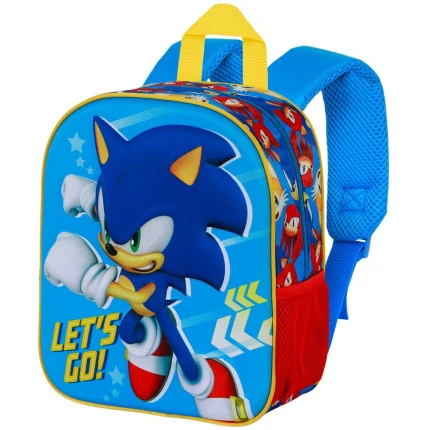 Sonic The Hedgehog Go 3D τσάντα πλάτης νηπίου 31cm Karactermania (08137)