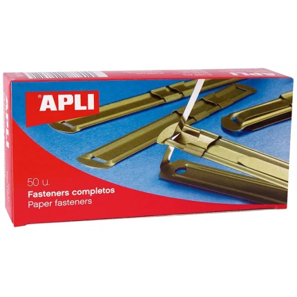 Ελάσματα Fasteners Μεταλλικά APLI Κουτί 50 τεμ. (APLI11831)