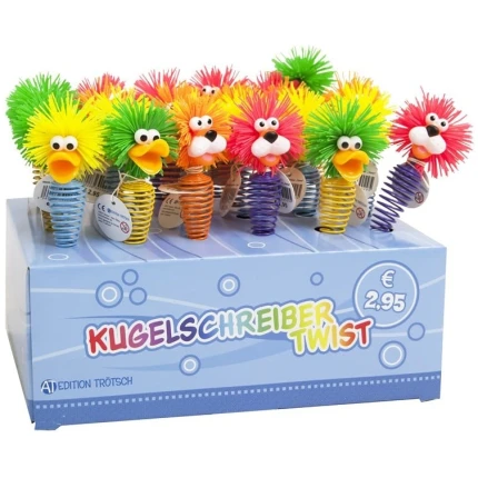 Στυλό ζωάκια με ελατήριο "Twist" (18 εκ.) (39029)