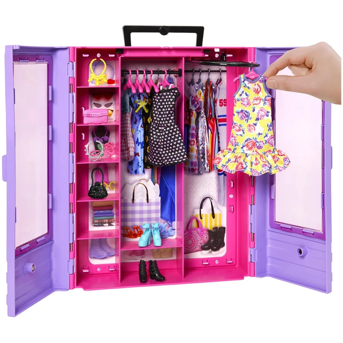 Barbie Ντουλάπα με Κούκλα MATTEL (HJL66)