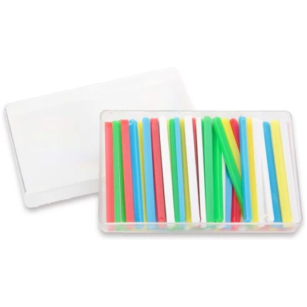 Ξυλάκια Αριθμητικής Πλαστικά Κουτί 50 Τεμαχίων (J1401)