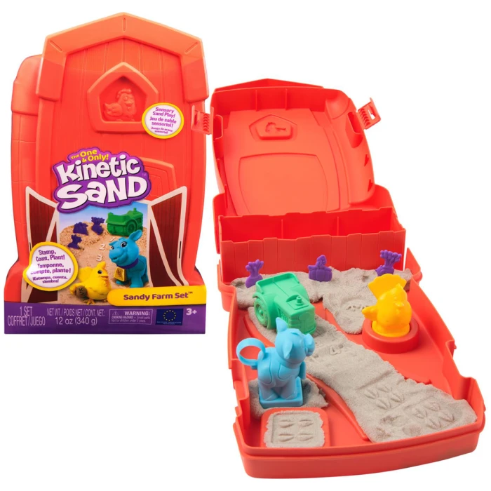 Kinetic Sand Σετ Φάρμας Sandy Farm SPIN MASTER (6072781)