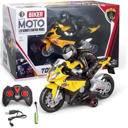 R/C Μοτοσυκλέτα 1:20 με Φως και Ήχους USB Li-ion 3.7 V (565-R2)