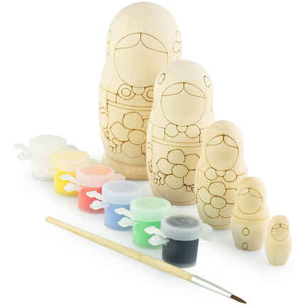 Σετ χρωματισμού 5 Μπαμπούσκες DIY 10