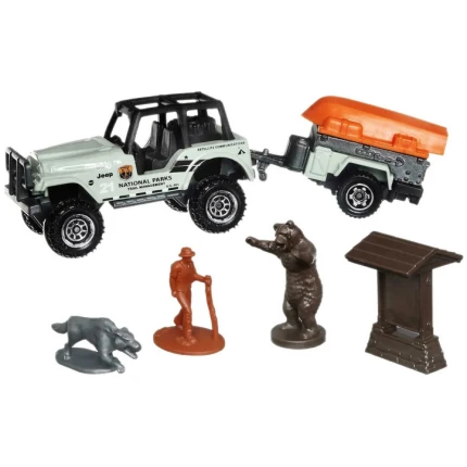 Σετ Περιπέτειας με Όχημα & Αξεσουάρ Hitch & Haul Off Road Zone MATCHBOX (H1235)