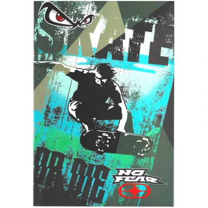 BMU τετράδιο No Fear 17X25 40Φ Skate/Wolf BACK ME up (347-00400)