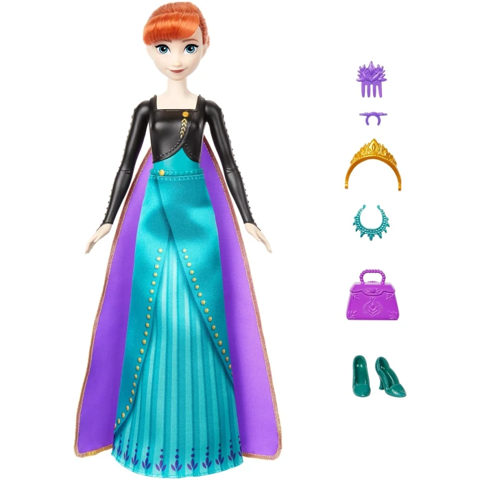 Spin & Reveal Anna με κορώνα Disney Frozen MATTEL (HXD27)